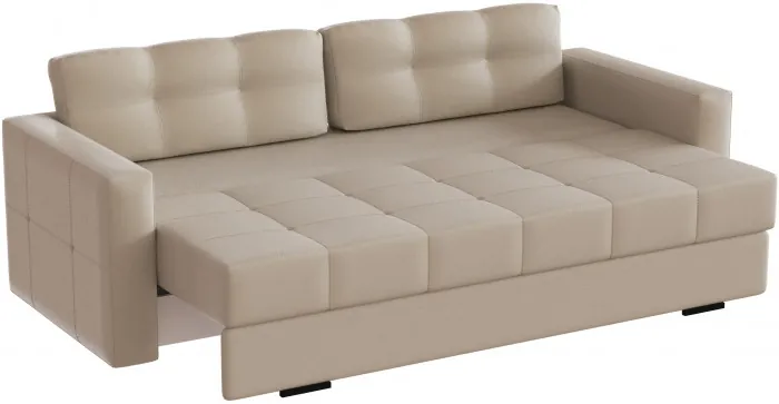 Диван раскладной Брэй экокожа бежевый