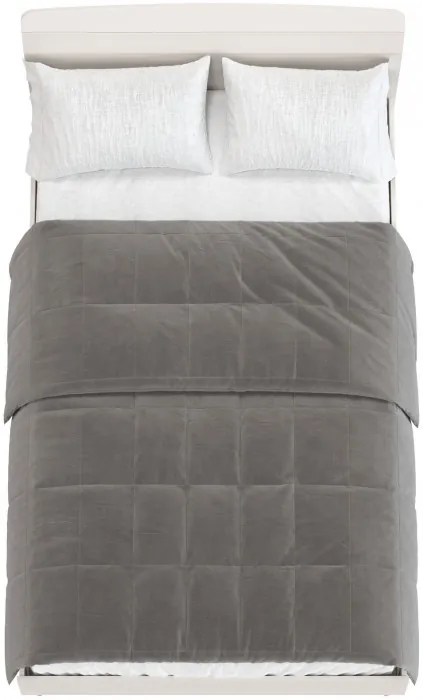 Афина Спальня 4-22905М1к.с. Кровать 1200, цвет кашемир серый, ШхГхВ 123,6х210,2х95,7 см., сп.м. 1200х2000 мм, б/м, основание есть - фанера, ножки: тик