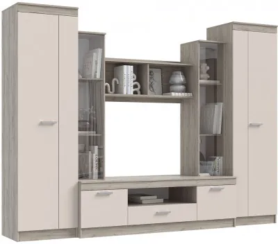 Гостиная Атлантида-6, Крафт серый/Кашемир