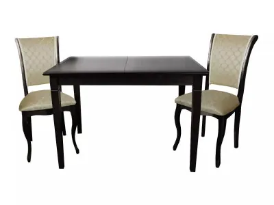 Обеденная группа СО-11/С-6 черный/бежевый