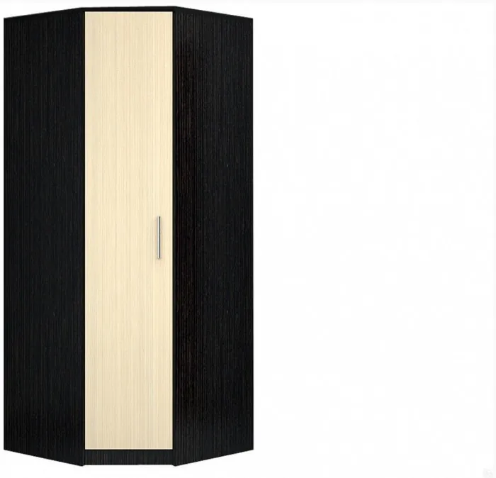 Шкаф угловой ЛДСП Эра, вотан/Белый глянец