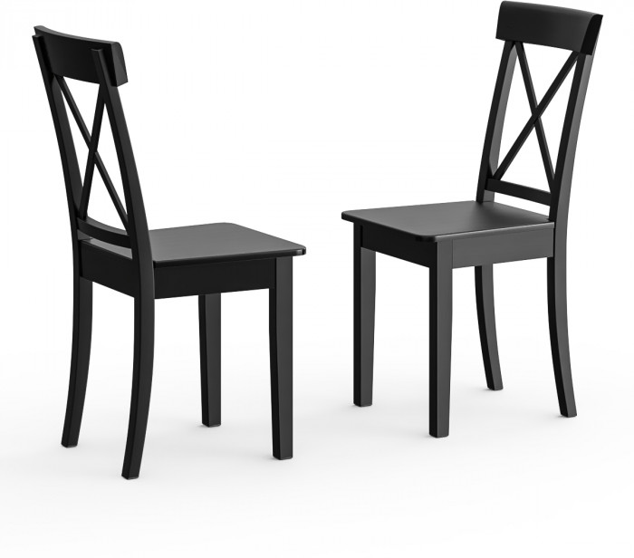 Два стула Мебель--24 Гольф-14 разборных, цвет венге, деревянное сиденье венге, ШхГхВ 41х42х95 см., от пола до верха сиденья 47 см.