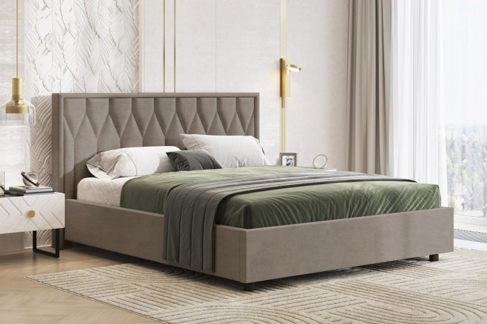 Кровать-10М с подъёмным основанием 1800 корица