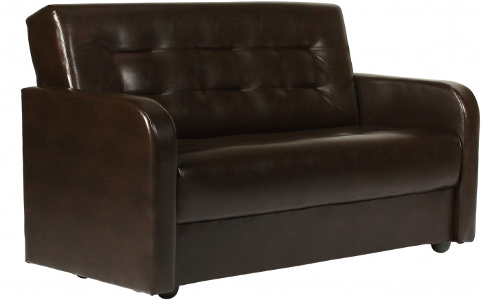 Диван Аккорд 90х160 коричневый ППУ без с/м