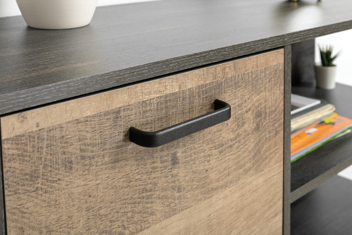 Трувор Гостиная 050, дуб гранж песочный/интра