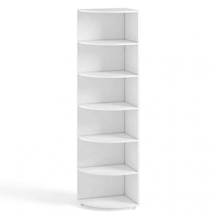 Стеллаж угловой МН-17 Монако гл.560 белый