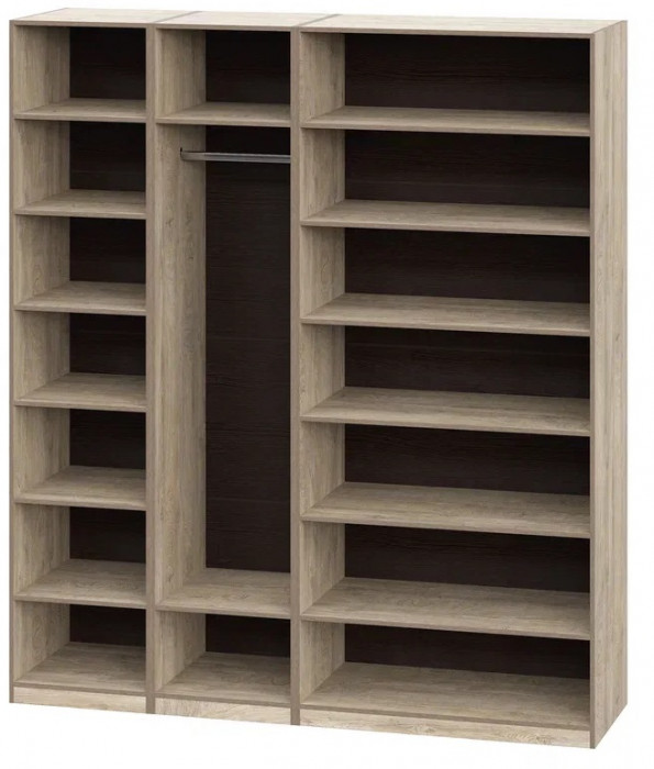 Шкаф без фасадов Этна 2 м. Комплект 5