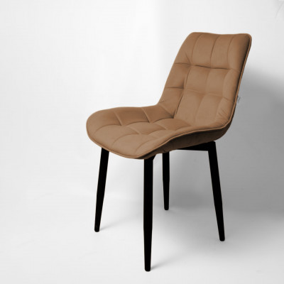 Стул &quot;Бостон&quot; белый матовый Velutto 03 капучино