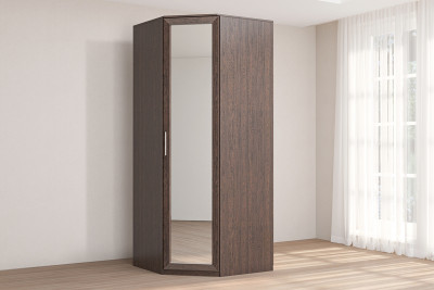 Кэт-4 Шкаф угловой /Зеркало, венге