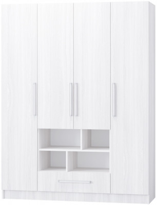 Пион Шкаф 4-х створчатый, Сандал светлый