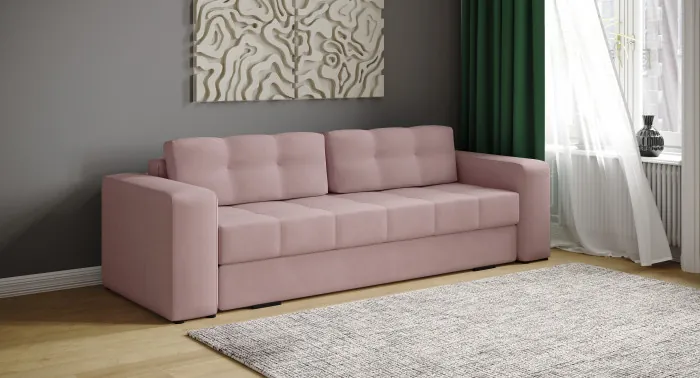 Диван раскладной Верден, пыльная роза