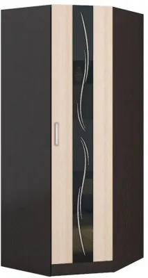 Эрика Шкаф угловой венге/дуб молочный