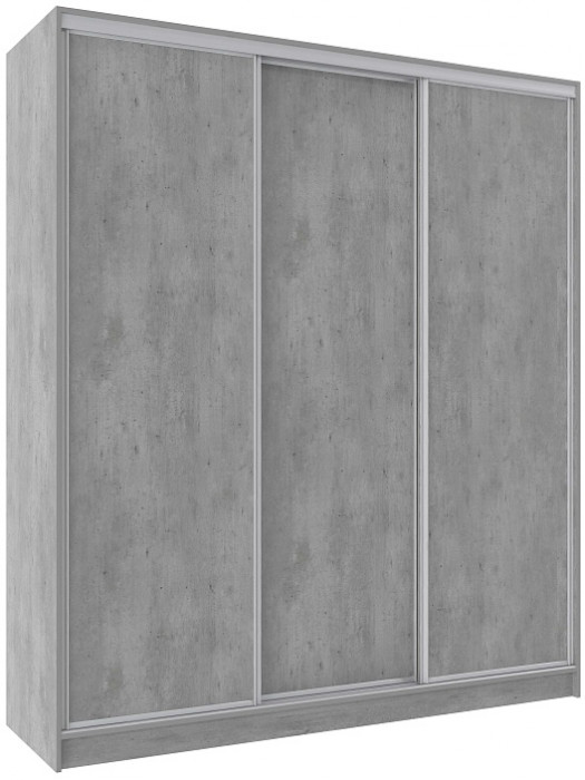 Шкаф-купе трехдверный 2000 Домашний Atelier светлый