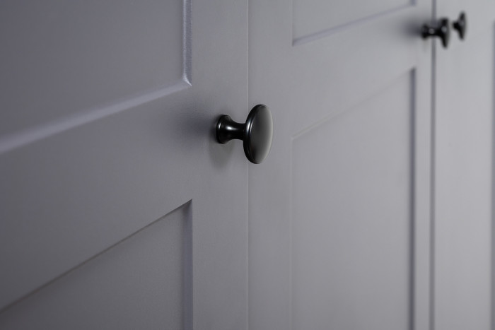 Остин Прихожая 26, серый графит/дуб крафт золотой