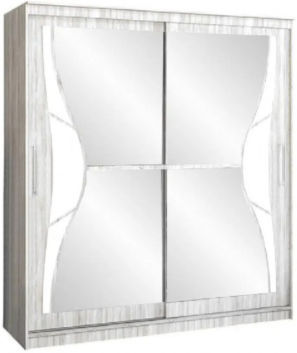 Шкаф-купе Элегант 1 1500 (Ясень шимо темный)