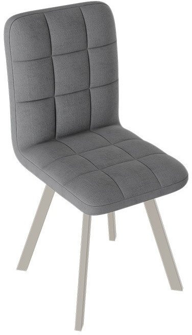 Франк ДП 2-17 Стул (паук) (Черный матовый/Микровелюр Бежевый)