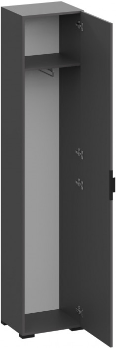 Модульная Прихожая Ома, набор №4, Графит/Дуб Тортуга, Simple 27