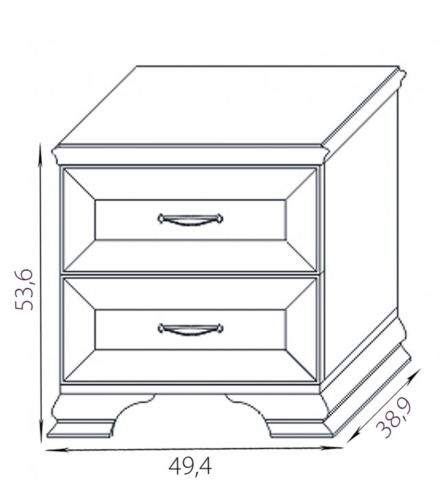 Тумба прикроватная Сиена
