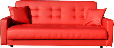 Диван Аккорд 90х160 красный ППУ без с/м