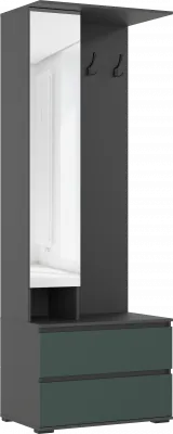 Прихожая Норд, Графит/Изумрудный