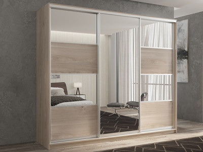 Шкаф-купе Кааппи 5 Кастелло Серый 180х60х230 см