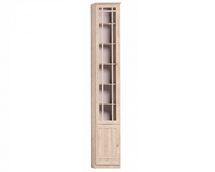 Шкаф книжный Sherlock 34 левый, дуб сонома