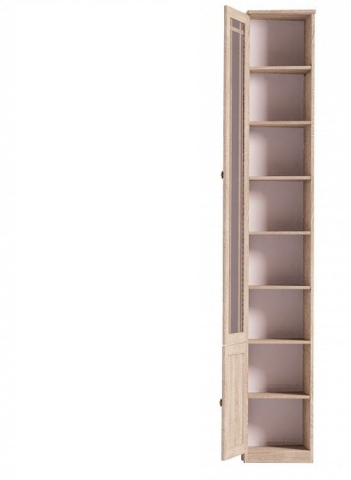 Шкаф книжный Sherlock 34 левый, дуб сонома