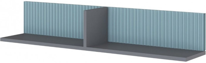 Сириния Полка навесная серый графит/бриз