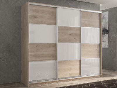 Шкаф-купе Кааппи 14 Кастелло Серый 180х45х230 см