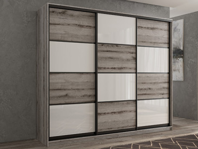 Шкаф-купе Кааппи 14 Эвок Окаменелый 180х60х230 см