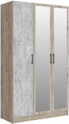 Шкаф Вегас 1200, Дуб крафт серый/Цемент