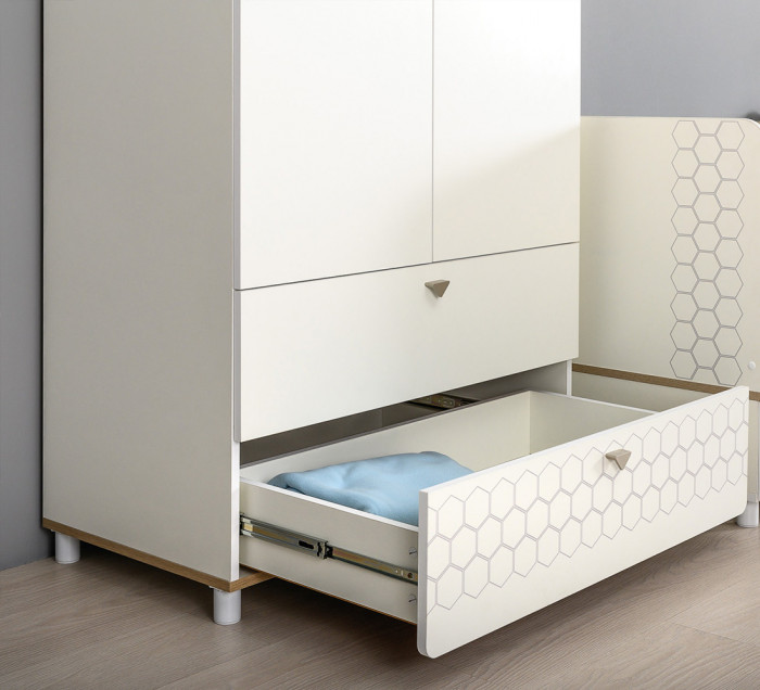 Эйп Детская № 1, белый/дуб белый