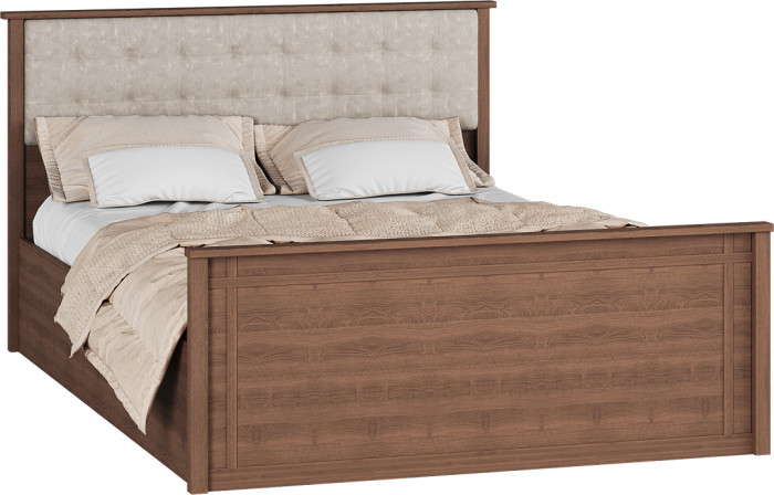 Ричард Кровать РКР-2 (1,6) с настилом ДСП, Орех донской