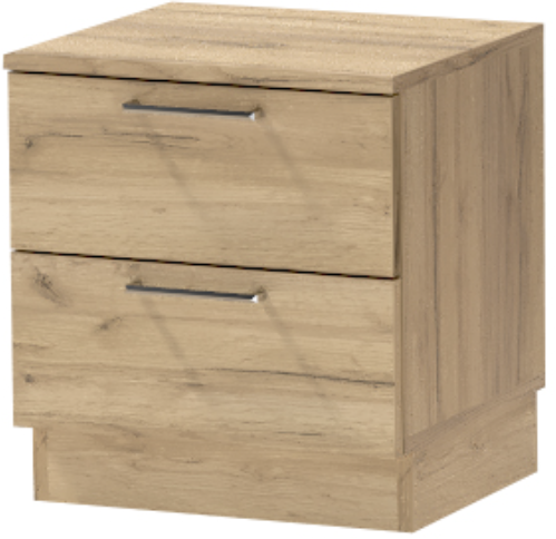 Тумба-6 прикроватная напольная "Иннэс-7", Дуб крафт золотой