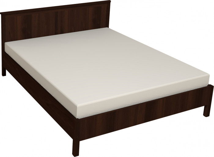 Кровать с ортопедическим основанием (дерево) Шерлоск 41 180х200, орех