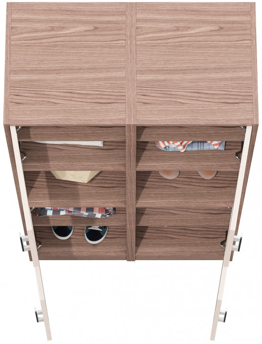 Два Пенала С-МД-СК9П к компьютерному столу С-МД-СК9, ясень шимо светлый/ясень шимо тёмный