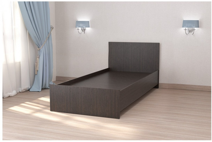 Кровать арт.032, низкий щиток, 90 (Дуб Белфорт)