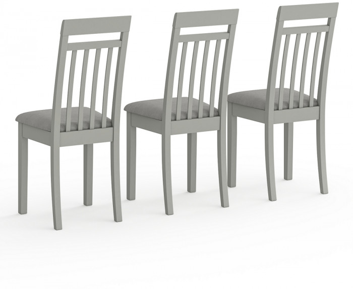 Три стула Мебель--24 Гольф-11 разборных, серый