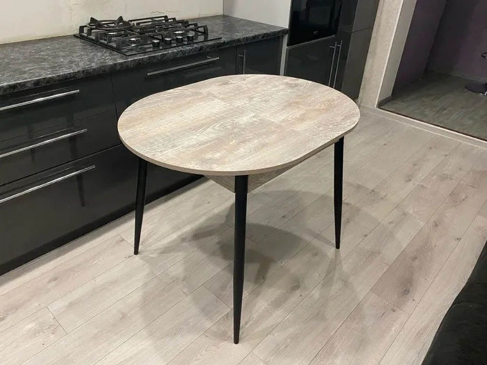 Обеденная группа Стиль-1 / Стул Х 4 шт. / Бетон темный/черный / бид 43