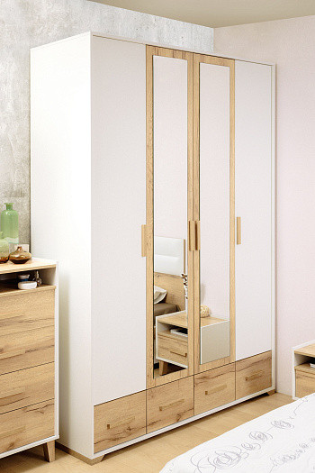 Спальня Айрис. Комплект 3, дуб золотистый