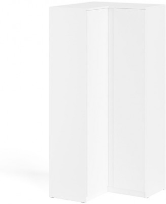 Мори Шкаф угловой МШУ960.1, цвет белый, ШхГхВ 96,4х96,4х209,6 см.