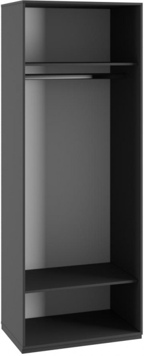 Шкаф двухстворчатый Ника, Эйхория, Графит