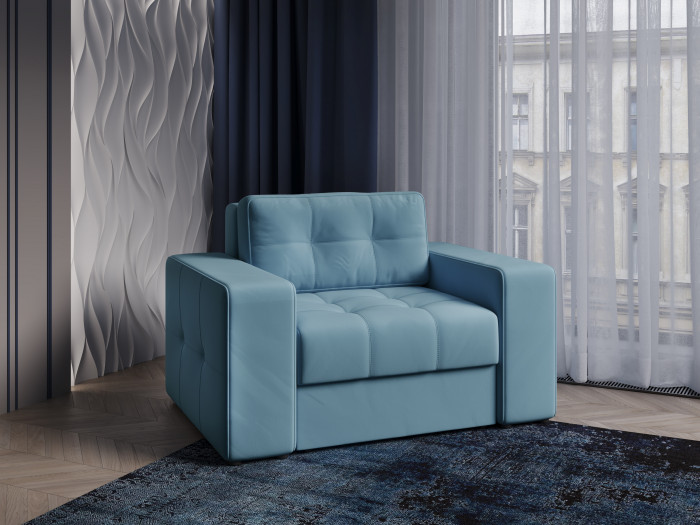 Кресло-кровать Верден, Светло-голубой