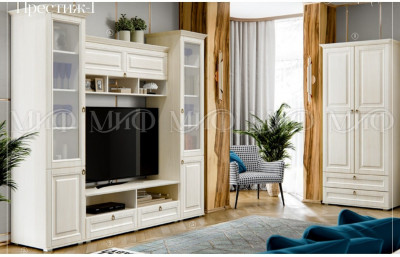 Модульная гостиная Престиж-1, композиция 2 (Сандал светлый)