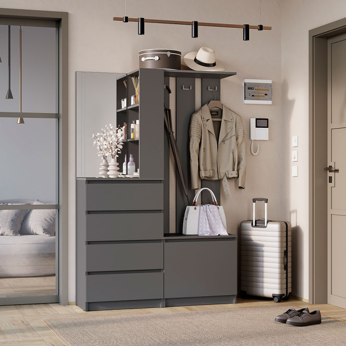 Симпл Прихожая ПР-04 графит