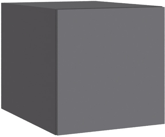 Модульная гостиная Мадрид, композиция 6, Белый/Графит серый