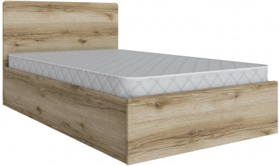 Кровать 120х200 Мадрид с настилом ДСП (МД-1), Дуб делано