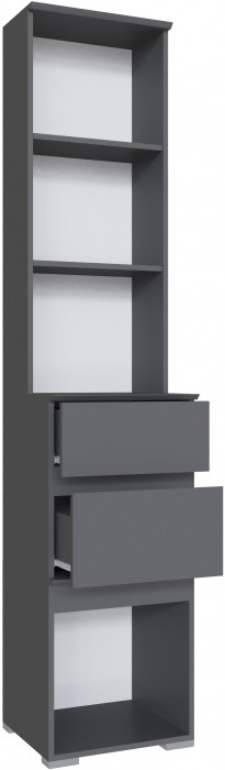 Модульная прихожая Плейона, набор 1, Графит серый