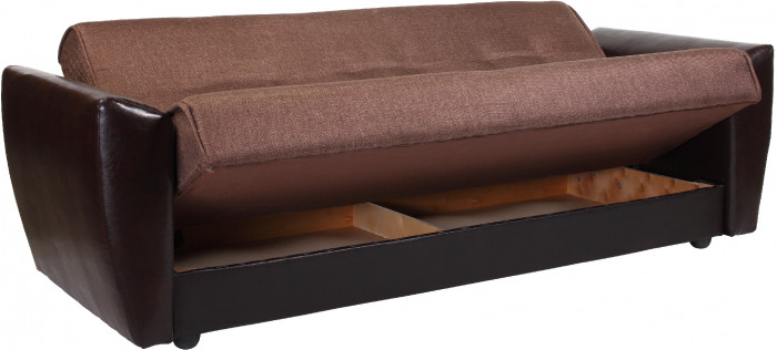 Диван книжка Амстердам 120 рогожка микс, пружинный блок Боннель