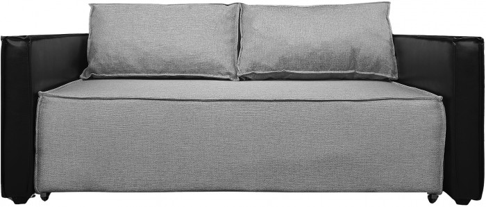 Диван-кровать Барон 120, аккордеон, 120х200, рогожка, коричневый